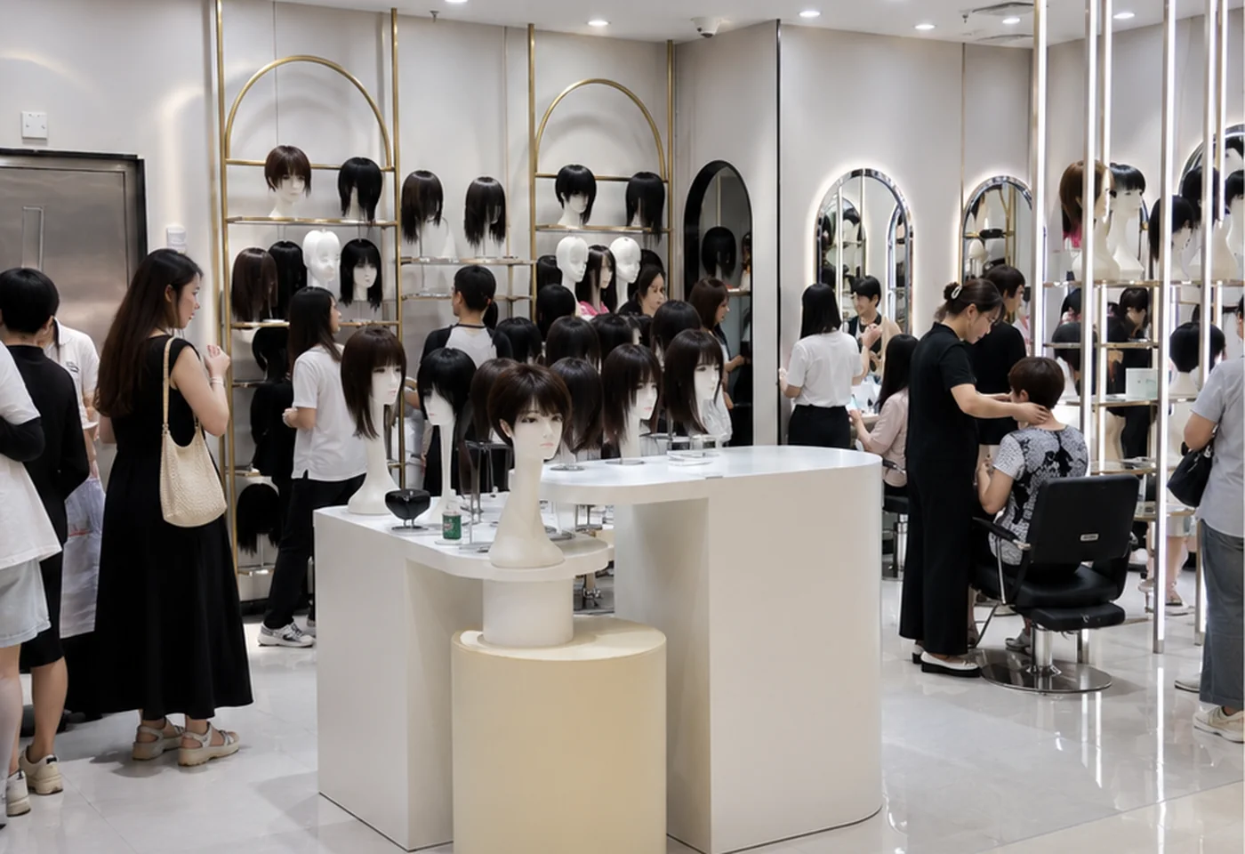 REESE瑞茜假发东莞东莞君尚店店内环境图